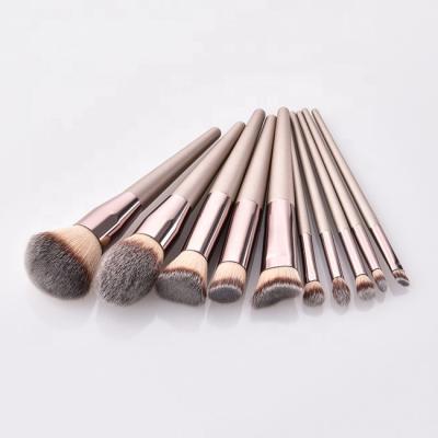 China Flat Brush Beauty Tools Face Powder Liquid Blush Custom Make Up Brushes for sale