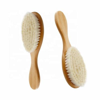 China Waterproof Comfortable Natural Goat Hair Straighteners Beauty Salon Accessories Haircut Portable Wool Neck Brush for sale