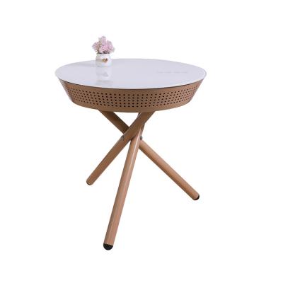 China Luxury Multifunctional Table Smart USB Side Filling Lounge (The Other) Nordic High Quality Light Adjustable Round Small Side Table for sale