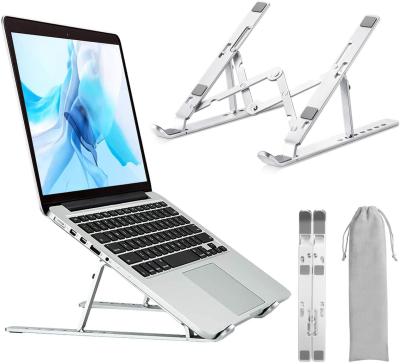 China Ergonomic Laptop Stand (Waist) Adjustable Foldable Aluminum Non-Slip Notebook Desk Stand for sale