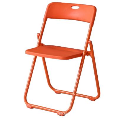 China Factory Direct Selling Folding Chair Office Folding Chair Durable Outdoor Plastic White Backrest Home Portable Conference Activity Chair for sale