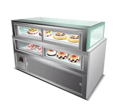 China Commercial Single-temperature Bakery Display Refrigerator / Chocolate Display Chiller With Drawers Or Sliding Door for sale