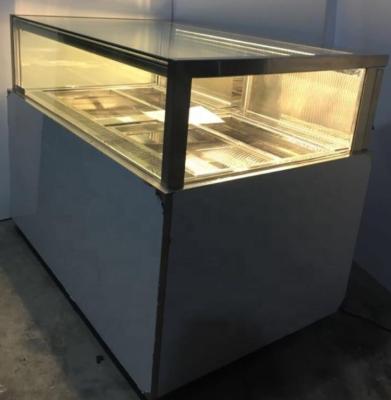 China Single-temperature 40% | 60% humidity control chocolate display cooler with LED light for sale