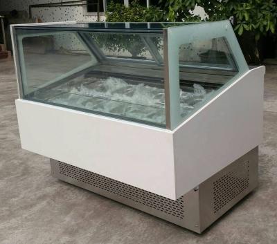 China Hot Selling Single-temperature Products Plates Gelato Ice Cream Display Showcase For Sale for sale