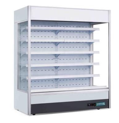 China Single-temperature Grocery Store Yogurt Milk Display Open Cooler Supermarket Multideck Display Fridge for sale