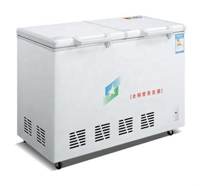 China Single-temperature Wholesale Price Supermarket Refrigerator Grocery Store Horizontal Chest Freezer Refrigerator for sale