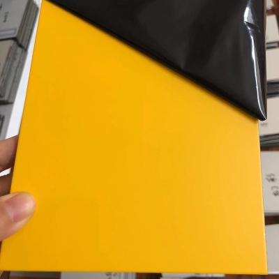 China Modern Glossy Yellow PVDF Coated Coating Material Exterior Building Material For Projects for sale