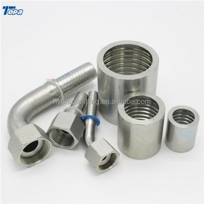 China High Pressure Agriculture Hose Stainless Steel Hydraulic Boat 304 Forged Fitting for sale