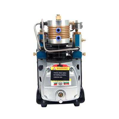 China OIL-LESS maker electric motor scuba diving air compressor 300bar portable pcp pump for sale