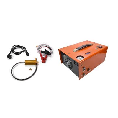 China OIL-LESS portable air with pcp txet062 12v high pressure air compressor pump pu air gun pcp compressor for sale