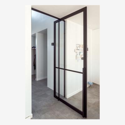 China Modern hot sale modern exterior pivot aluminum glass entry door for villa for sale