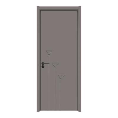 China Real Hdf Retail Villa Room Waterproof Soundproof Door Price Wpc Interior Door for sale