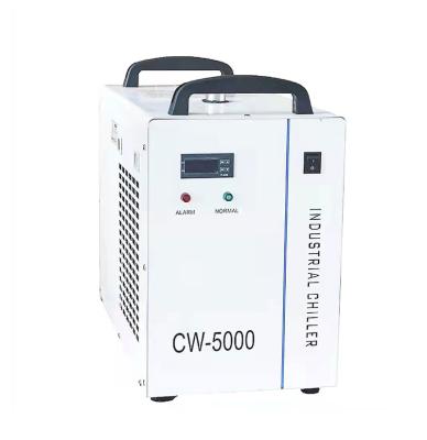 China Industrial Laser Machine Industry CW5000 Water Cooling Refrigerator Cooling 150W CO2 Laser Tube Built-in Compressor For Laser Machine Refrigerator for sale