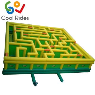 China Hot Selling PVC Fun House Sports Games Inflatable Maze, Inflatable Obstacle Course Inflatable Maze For Sale for sale