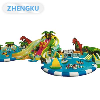 China Square Kids Indoor Residential Inflatable Water Slides PVC Mesh Fabric Backyard Cartoon Bouncy Castle Inflatable Water Slide for sale