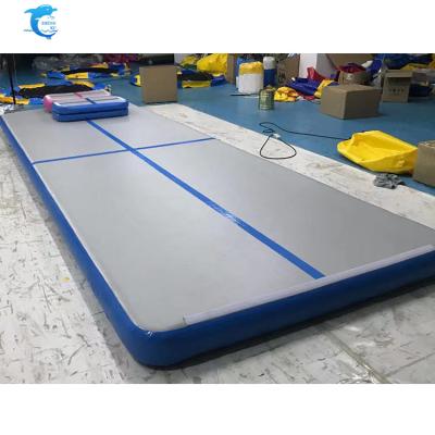 China Mini PVC Gymnastics PVC Air Track Ramp Inflatable Customizable Tumble Track Inflatable Air Mat For Gymnastics for sale