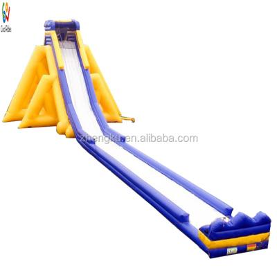 China Factory price new design water parks and water giant inflatable slide,water park equipment slides,inflatable slide with pool for sale for sale