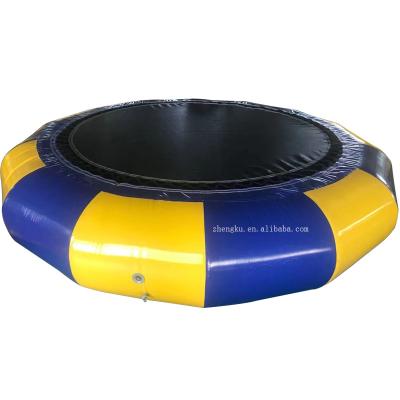 China Cheap PVC inflatable water trampoline, inflatable water trapoline water park for sale for sale