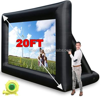 China size outdoor party customized commercial inflatable projection screen/inflatable cinema screen/inflatable cinema for sale for sale