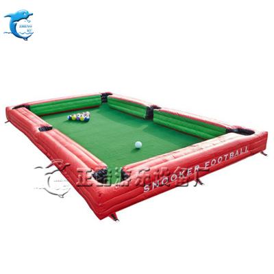 China PVC factory price portable inflatable soccer field, inflatable pool football table billiards, inflatable soccer field for sale for sale