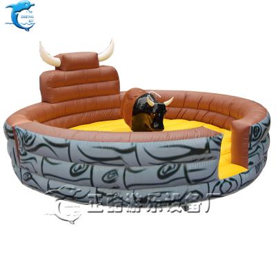 China 2019 Hot Sale Outdoor PVC Inflatable Mechanical Bull, Inflatable Bull Riding Machine For Sale for sale