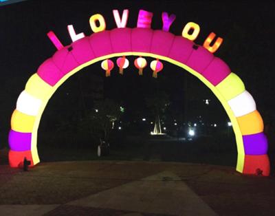 China Events/party/wedding/club for decoration cheap led light inflatable arch for decoration,inflatable advertising with led light,inflatable lighting arch for sale for sale