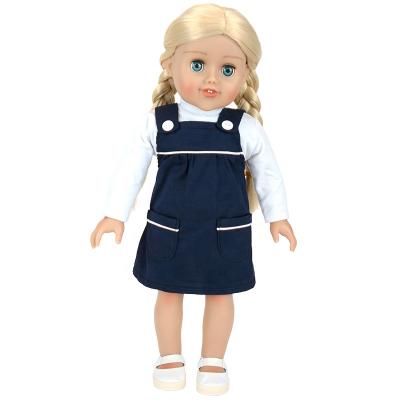 China 18 Inch Vinyl Soft American Doll Best Gift Cartoon Toy For Kids for sale