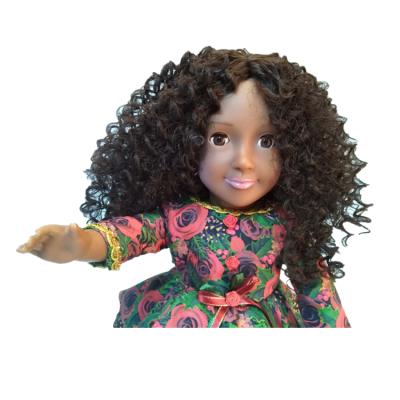 China Custom Afro African DIY TOY doll drop-shipping 18 inch doll sales for gift and souvenir and playtoy for sale