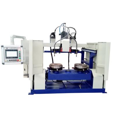 China Easy To Operate Double Circular Seam Welding Machine Dozer Track Roll Welding Machine PLC CNC Automatic Control for sale