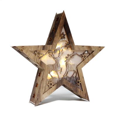 China China popular design christmas star shape light box for home decoration as a gift for sale