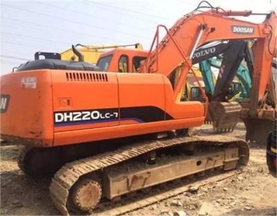 China DH220-7 80% new excavator used second hand earth-moving machinery 1.2MÂ³ for sale