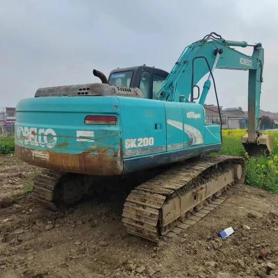 China 200  earth-moving machinery excavadora 90%new second hand excavator 0.8 for sale