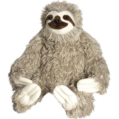 China Soft Hanging Sloth Stuffed Toy Teddy Bear Three Toed Sloth Stuffed Animals 40cm Gray Long Arms Plush Toy for sale