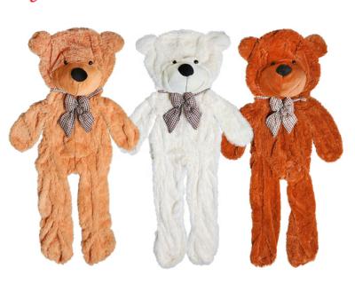 China Cheap custom size 39 inch large size teddy bear stuffed plush unstuffed 39 inch custom size cheap large size teddy bear giant skin for sale