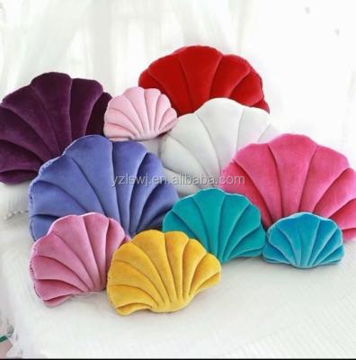 China Free Sample Disposable Shell Toy Stuffed Soft Shell Plush Baby Pillow Disposable Shell Throw Pillow/Shell Throw Cushion as Sofa Car for sale