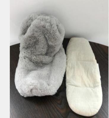 China Fashion Trend Microwave Hot Microwave Heated Cold Slippers Fashion Trend Stock Booties Booties Microwavable Heating/Remove Inner Bag Microwavable Slippers for sale