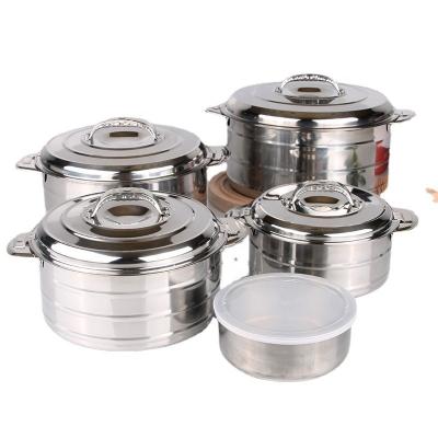 China Sustainable New Trend 5 Pcs Portable Insulated Food Warmer Stainless Steel Casserole Set for sale