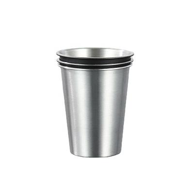 China Viable High Quality Wholesale Custom Stainless Steel Single Wall Drinking Mug for sale