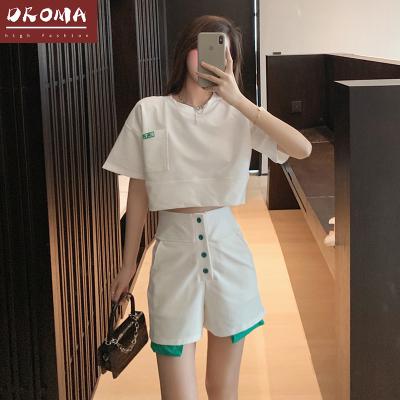 China Anti-pilling Latest Droma Casual Womens Top And Pants Two Piece Set Womens Clothing for sale