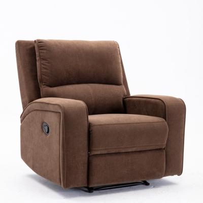 China Reclining Single Recliner Sofa Chair With Adjustable Fabric Hot Selling Modern Manual Factory Price (Size) for sale