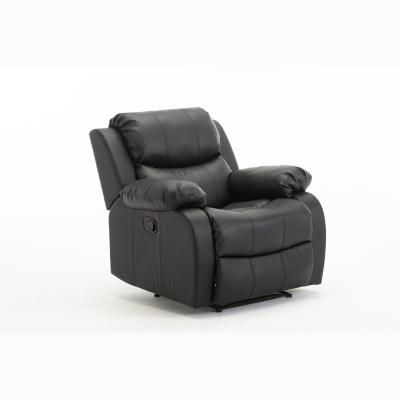 China Hot Sale Extendable Modern Manual PU Single Recliner Sofa Chair For Living Room for sale