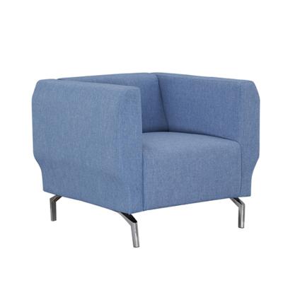 China HL-6013 Milan Urban Simplistic Sectional David Sofa and Fabric Single Seat Club Accent Contoured Sling Chairs for sale