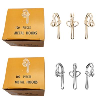 China Industrial metal curtain hooks for curtain tape for sale