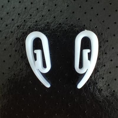 China Modern plastic white curtain clip curtain hooks for curtain for sale