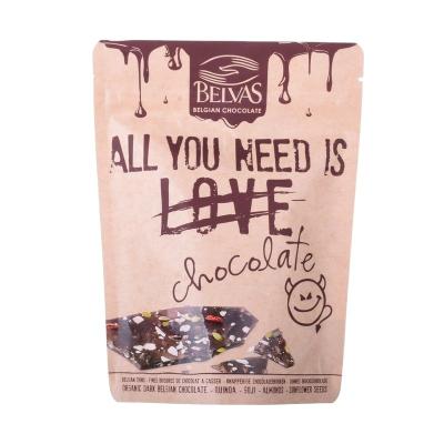 China Custom Printing Security Fashion Fine Laminated Matte Black Foil Stand Up Zipper Lock Pouch For Coffee Tote Bag for sale