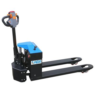 China ISO goedgekeurde elektrische pallet jack lift, walkie rider pallet truck met batterij Te koop