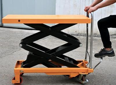 China 350kg Hydraulic Table Lifter with 950mm Lifting Height and Lightweight Design zu verkaufen