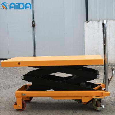 Κίνα 105 Kg Capacity Hydraulic Table Lifter Foot Pedal Lifts To 1300 Mm Height προς πώληση