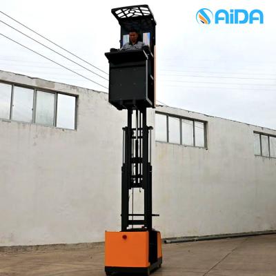 China High Level Warehouse Order Picker Ausrüstung Voll elektrisch zu verkaufen