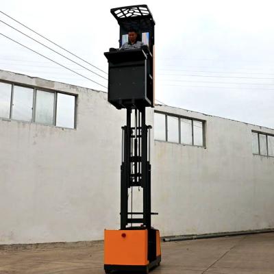 China OEM Warehouse Order Picker Maschine, mehrstufige Order Picker 23 Fuß Lift Höhe zu verkaufen